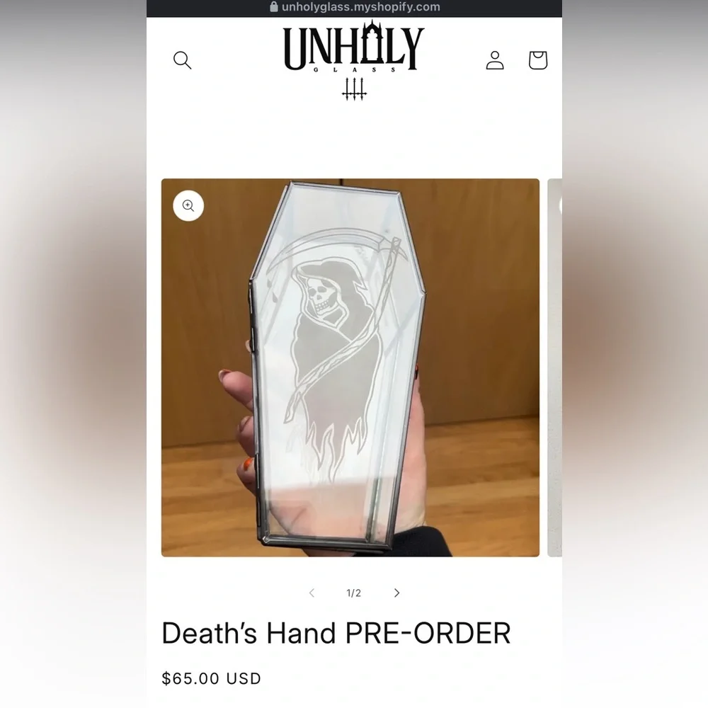 Unholy Glass 8” 4”